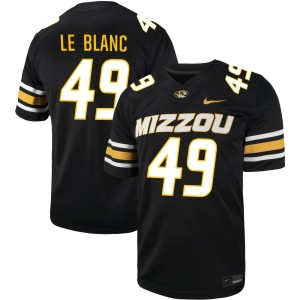 Brett Le Blanc  Missouri Tigers Nike NIL Football Game Jersey - Black
