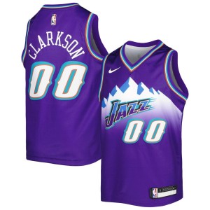 Jordan Clarkson Utah Jazz Nike Youth 2022/23 Swingman Jersey - Classic Edition - Purple