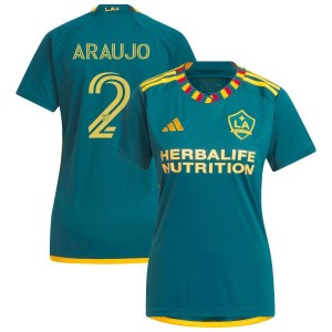 Julian Araujo LA Galaxy adidas Women's 2023 LA Kit Replica Jersey - Green