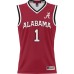 #1 Alabama Crimson Tide ProSphere Basketball Jersey - Crimson