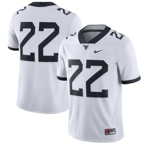 #22 West Virginia Mountaineers Nike Game Jersey - White