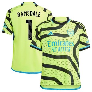 Aaron Ramsdale  Arsenal adidas Youth 2023/24 Away Replica Jersey - Yellow