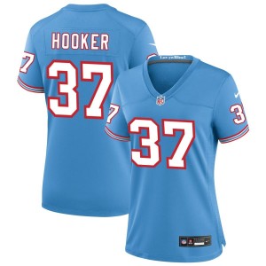 Amani Hooker Tennessee Titans Nike Women's Oilers Throwback Game Jersey - Light Blue