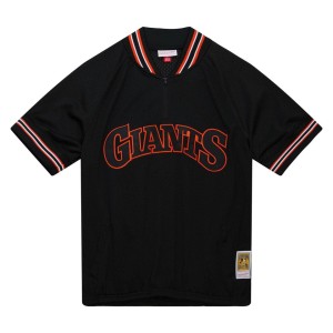 Authentic Will Clark San Francisco Giants 1991 1/4 Zip Jersey