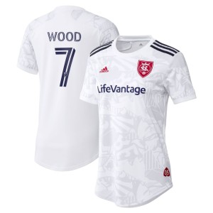 Bobby Wood Real Salt Lake adidas Women's 2021 The Supporter's Secondary Kit Replica Player Jersey - White
