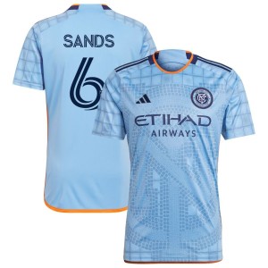 James Sands New York City FC adidas 2023 The Interboro Kit Replica Jersey - Light Blue