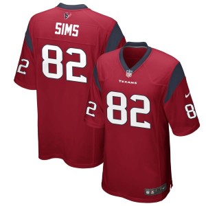 Steven Sims Houston Texans Nike Alternate Game Jersey - Red