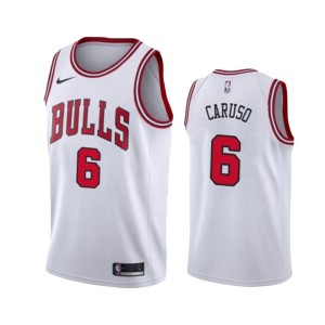 Men's Chicago Bulls Alex Caruso Association Jersey - White
