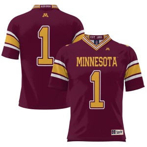 #1 Minnesota Golden Gophers ProSphere Football Jersey - Maroon