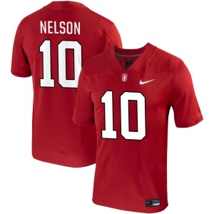 Beau Nelson Stanford Cardinal Nike NIL Replica Football Jersey - Cardinal