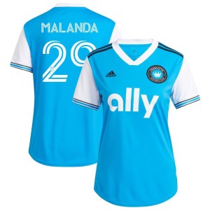 Adilson Malanda Charlotte FC adidas Women's 2022 Primary Replica Jersey - Blue