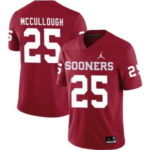Daeh McCullough Oklahoma Sooners Jordan Brand NIL Replica Football Jersey - Crimson
