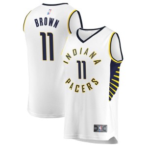 Bruce Brown Indiana Pacers Fanatics Branded Fast Break Replica Jersey - Association Edition - White
