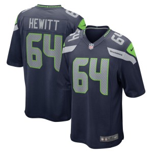 Jarrod Hewitt Seattle Seahawks Nike Home Game Player Jersey - College Navy
