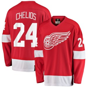 Chris Chelios Detroit Red Wings Fanatics Branded Premier Breakaway Retired Player Jersey - Red