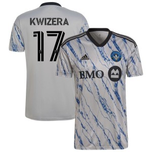 Jojea Kwizera CF Montreal adidas 2023 Secondary Replica Jersey - Gray