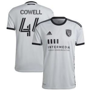 Cade Cowell San Jose Earthquakes adidas 2022 The Creator Kit Replica Jersey - Gray