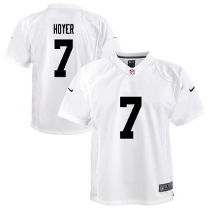 Brian Hoyer Las Vegas Raiders Nike Youth Team Game Jersey - White