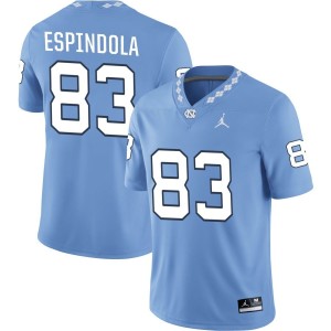 Josh Espindola North Carolina Tar Heels Jordan Brand NIL Replica Football Jersey - Carolina Blue