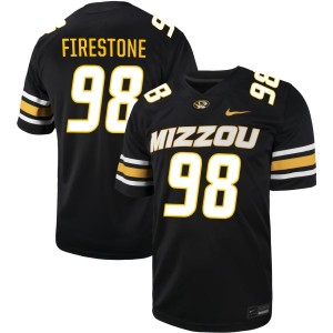 Austin Firestone  Missouri Tigers Nike NIL Football Game Jersey - Black