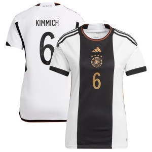 Joshua Kimmich Germany National Team adidas Women's 2022/23 Home Replica Player Jersey - White
