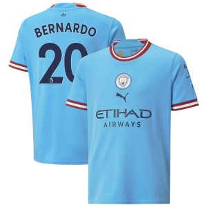 Bernardo Silva Bernardo Manchester City Puma Youth 2022/23 Home Replica Jersey - Sky Blue