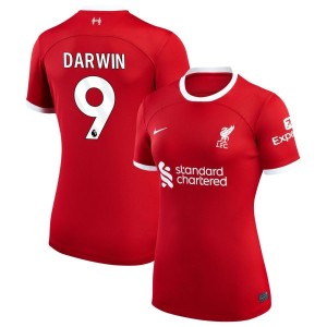 Darwin Nunez Darwin Liverpool Nike Women's 2023/24 Home Replica Jersey - Red