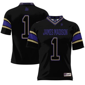 #1 James Madison Dukes ProSphere Youth Endzone Football Jersey - Black