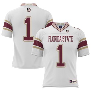 #1 Florida State Seminoles ProSphere Youth Football Jersey - White