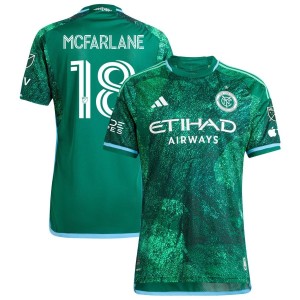 Christian McFarlane  New York City FC adidas 2023 The Parks Authentic Jersey - Green