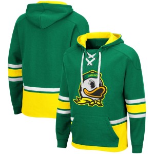 Oregon Ducks Colosseum Lace Up 3.0 Pullover Hoodie - Green