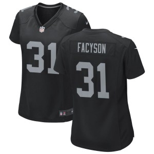 Brandon Facyson Las Vegas Raiders Nike Women's Game Jersey - Black