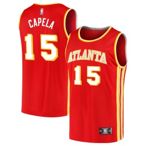 Clint Capela  Atlanta Hawks Fanatics Branded Youth Fast Break Jersey - Red - Icon Edition