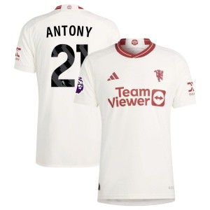 Antony Antony  Manchester United adidas 2023/24 Third Authentic Jersey - White