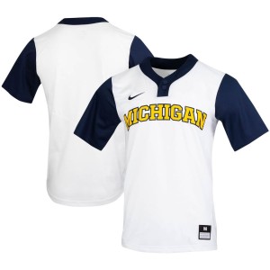 Michigan Wolverines Nike Replica Softball Jersey - White