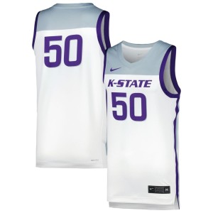 Kansas State Wildcats Nike Unisex Replica Basketball Jersey - White