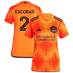 Franco Escobar Houston Dynamo FC adidas Women's 2023 El Sol Replica Jersey - Orange