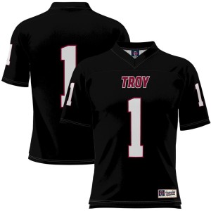 #1 Troy University Trojans ProSphere Youth Football Jersey - Black