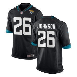 Antonio Johnson Jacksonville Jaguars Nike Youth Team Color Game Jersey - Black