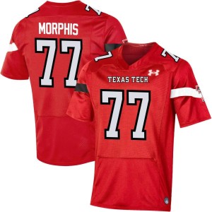 Garrett Morphis Texas Tech Red Raiders Under Armour NIL Replica Football Jersey - Red