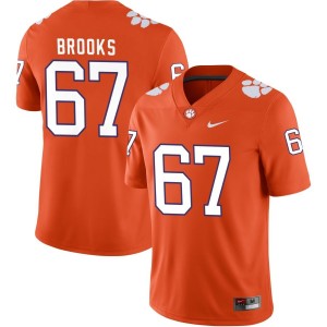 Nathan Brooks Clemson Tigers Nike NIL Replica Football Jersey - Orange