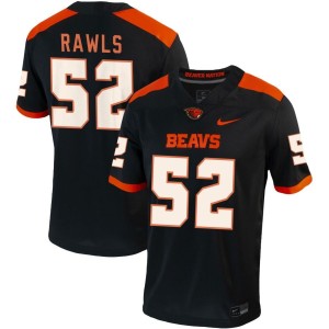 James Rawls Oregon State Beavers Nike NIL Replica Football Jersey - Black