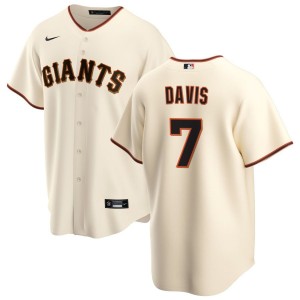J.D. Davis San Francisco Giants Nike Home Replica Jersey - Cream