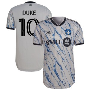 Brice Duke CF Montreal adidas 2023 Secondary Authentic Jersey - Gray