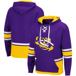LSU Tigers Colosseum Lace Up 3.0 Pullover Hoodie - Purple