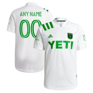 Austin FC adidas 2021 Secondary Legends Custom Authentic Jersey - White