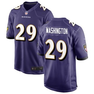 Ar'Darius Washington Baltimore Ravens Nike Game Jersey - Purple