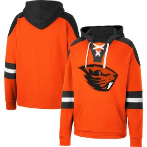 Oregon State Beavers Colosseum Lace-Up 4.0 Pullover Hoodie - Orange
