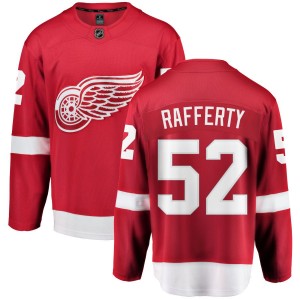 Brogan Rafferty Detroit Red Wings Fanatics Branded Home Breakaway Jersey - Red