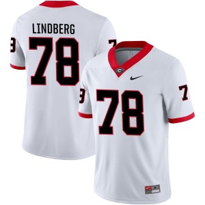 Chad Lindberg Georgia Bulldogs Nike NIL Replica Football Jersey - White